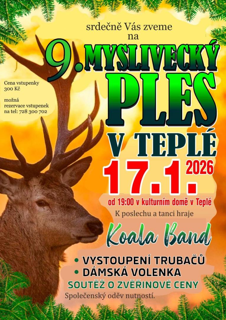 9. MYSLIVECKÝ PLES 20260117