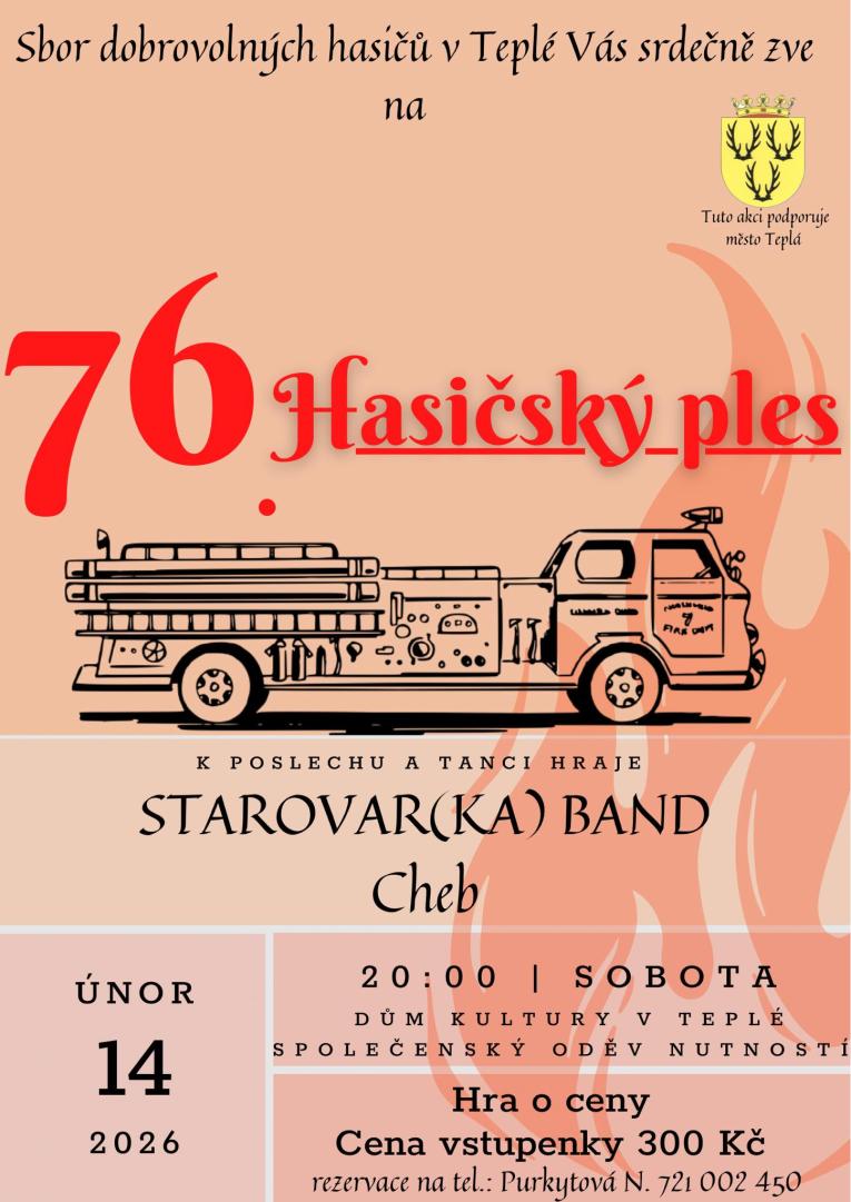 76. Hasičský ples 20260214